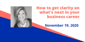 Member Chat: How to Get CLARITY on What's Next in Your Business or Career