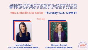 WBCFasterTogether Series: Trends and Opportunities Driving Board Diversity
