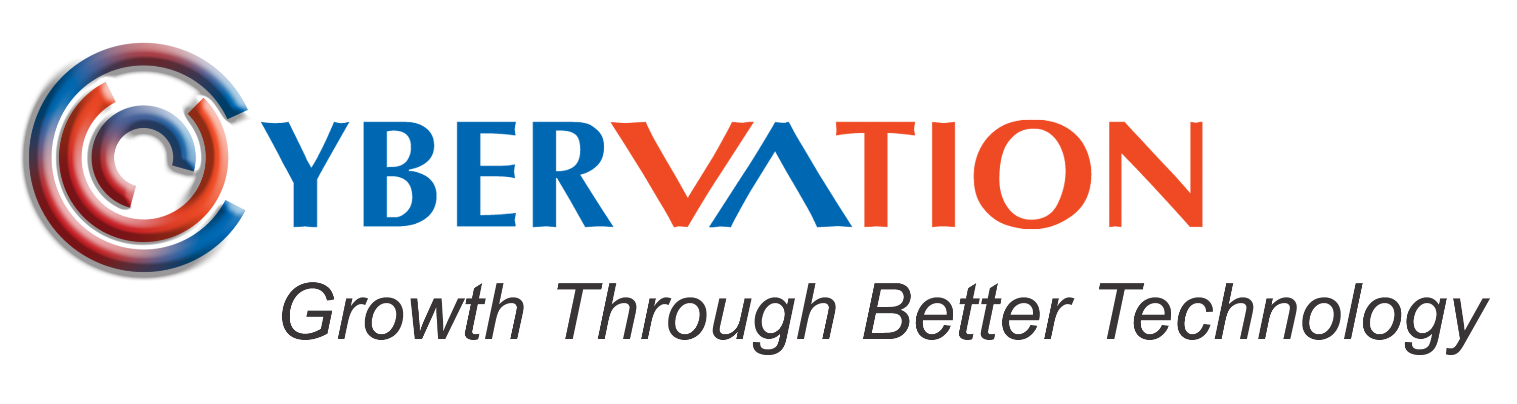 Cybervation Logo with tag line