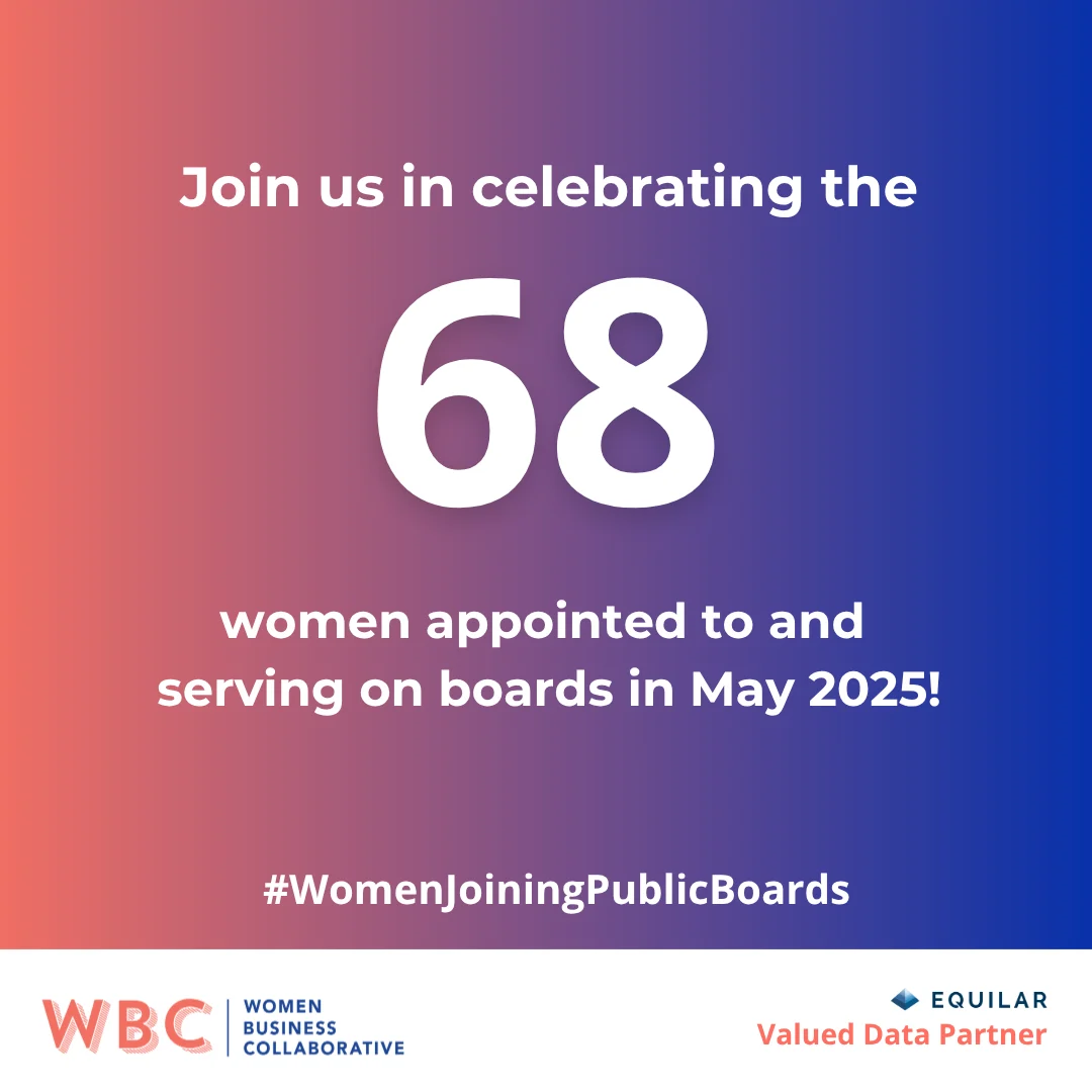 Join us in celebrating the 68 women appointed to and serving on boards in May 2025