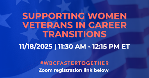 Supporting Women Veterans in Career Transitions Webinar