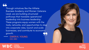 "Through initiatives like the Athlete Business Academy and Women Veterans Lead, we are building structured pathways that translate operational leadership into business leadership. These programs equip women with the tools, networks, and opportunities to step into corporate roles, launch and scale businesses, and contribute to economic growth. This is not just about career transitions. It is about unlocking leadership at scale."