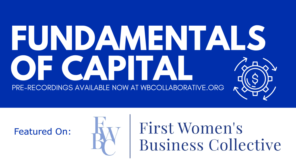 Fundamentals of Capital - First Women's Business Collaborative logo